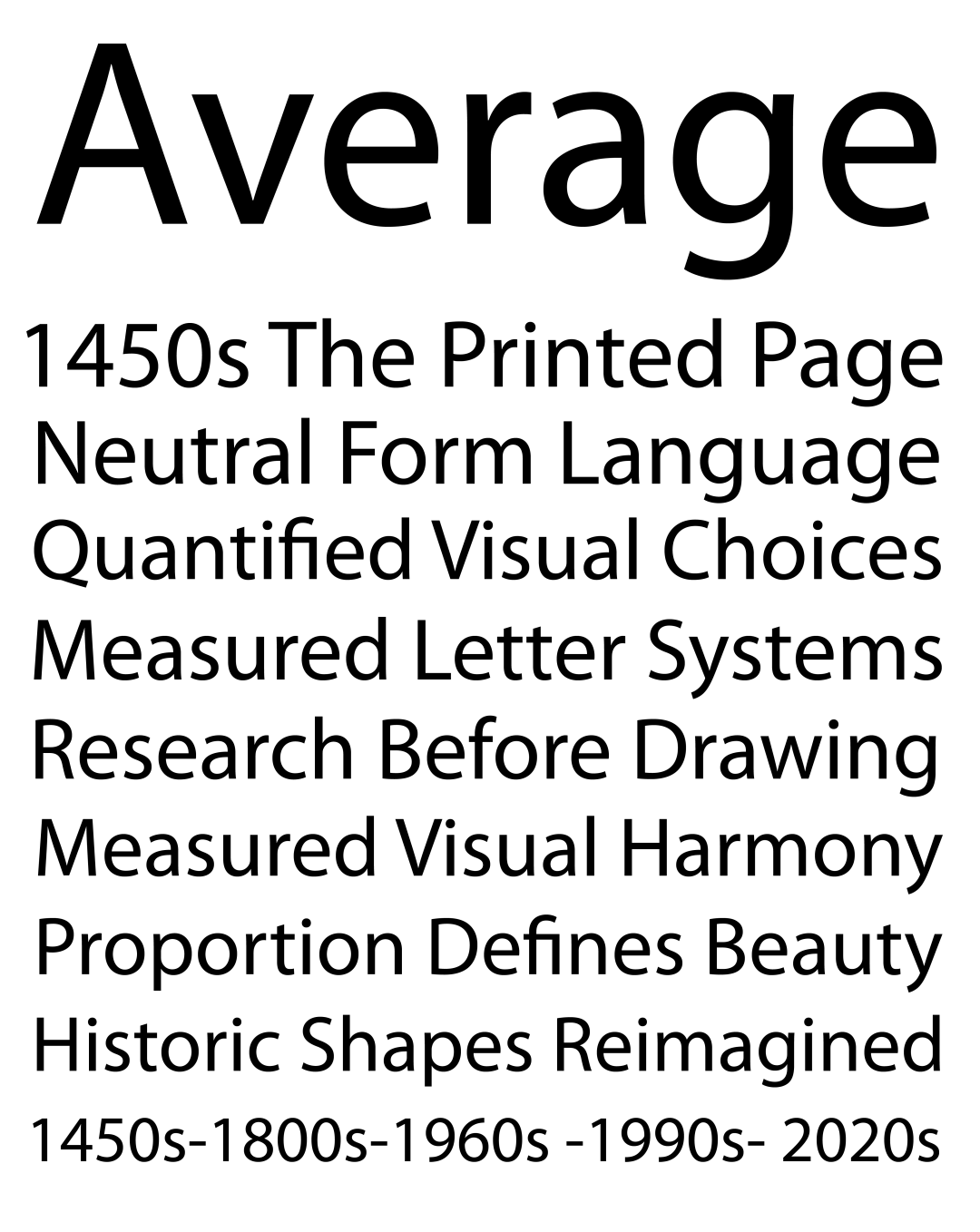 Specimen Average