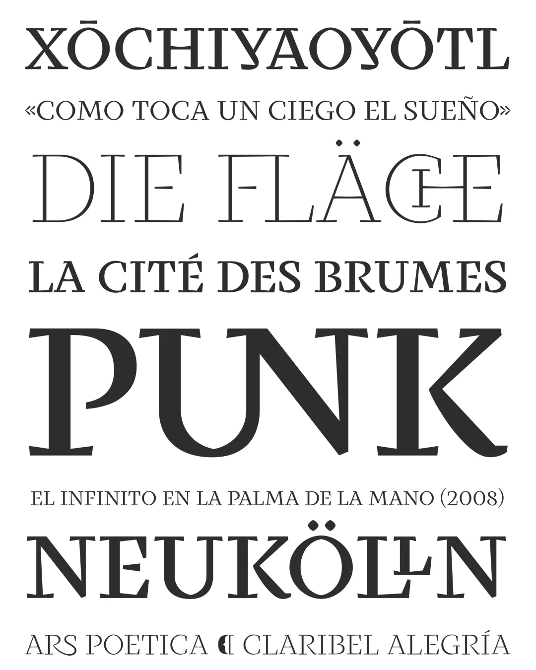 Espécimen Tipográfico