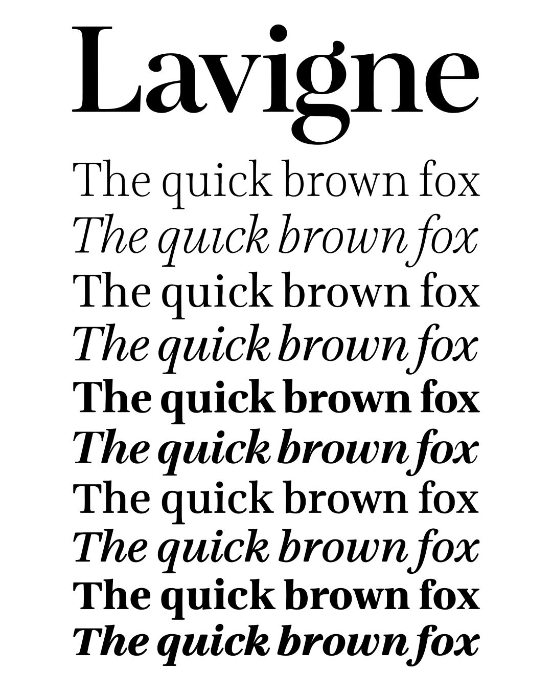 Specimen Lavigne