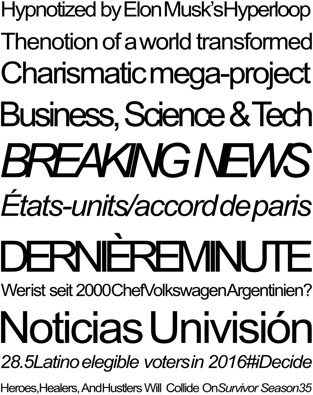 Specimen Asap Condensed