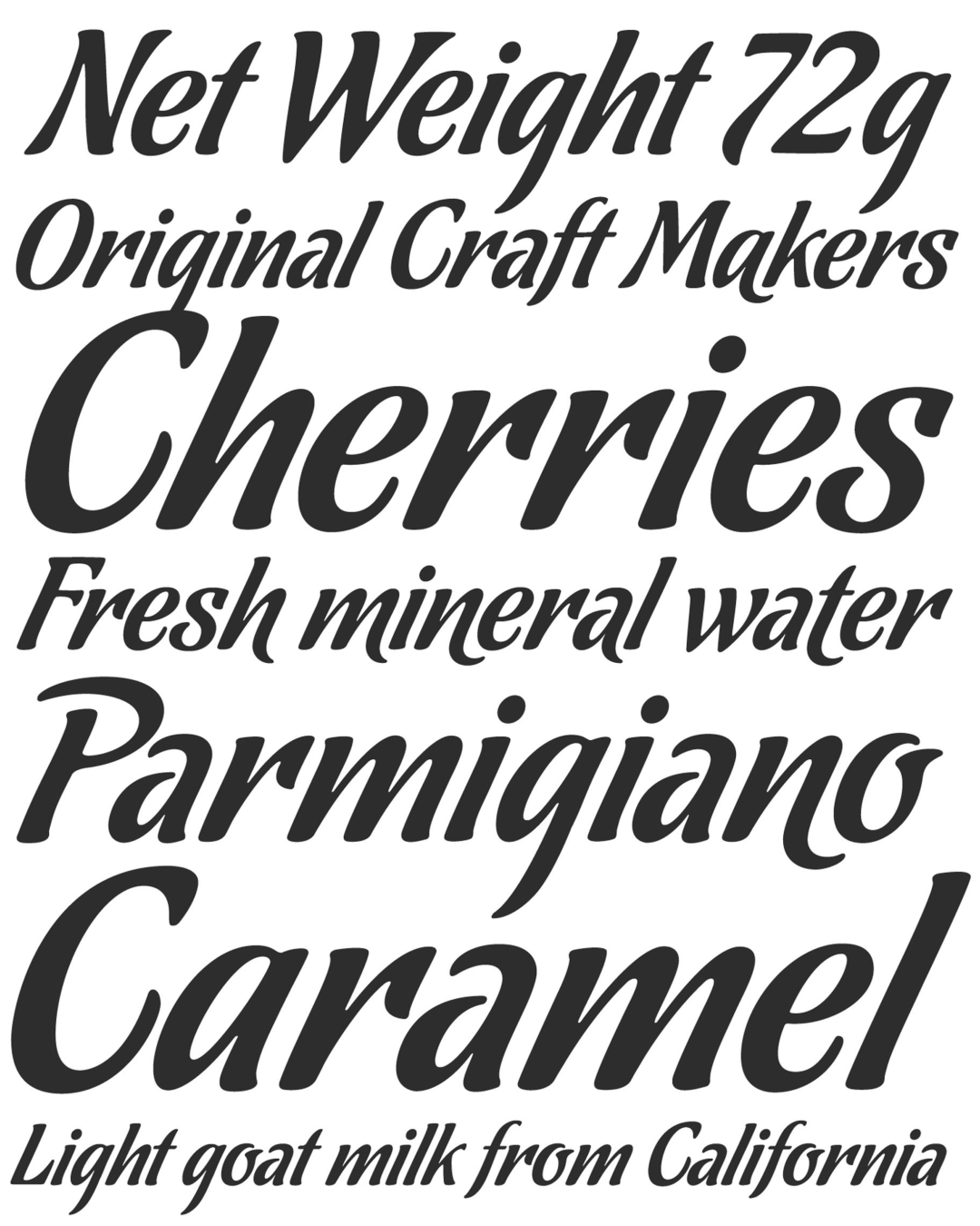 Specimen Chocolate