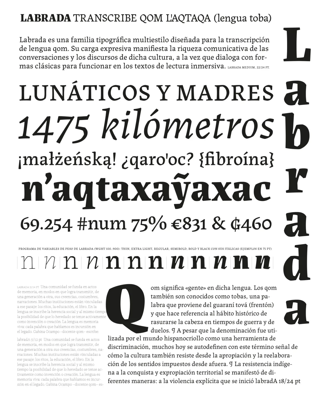 Espécimen Tipográfico