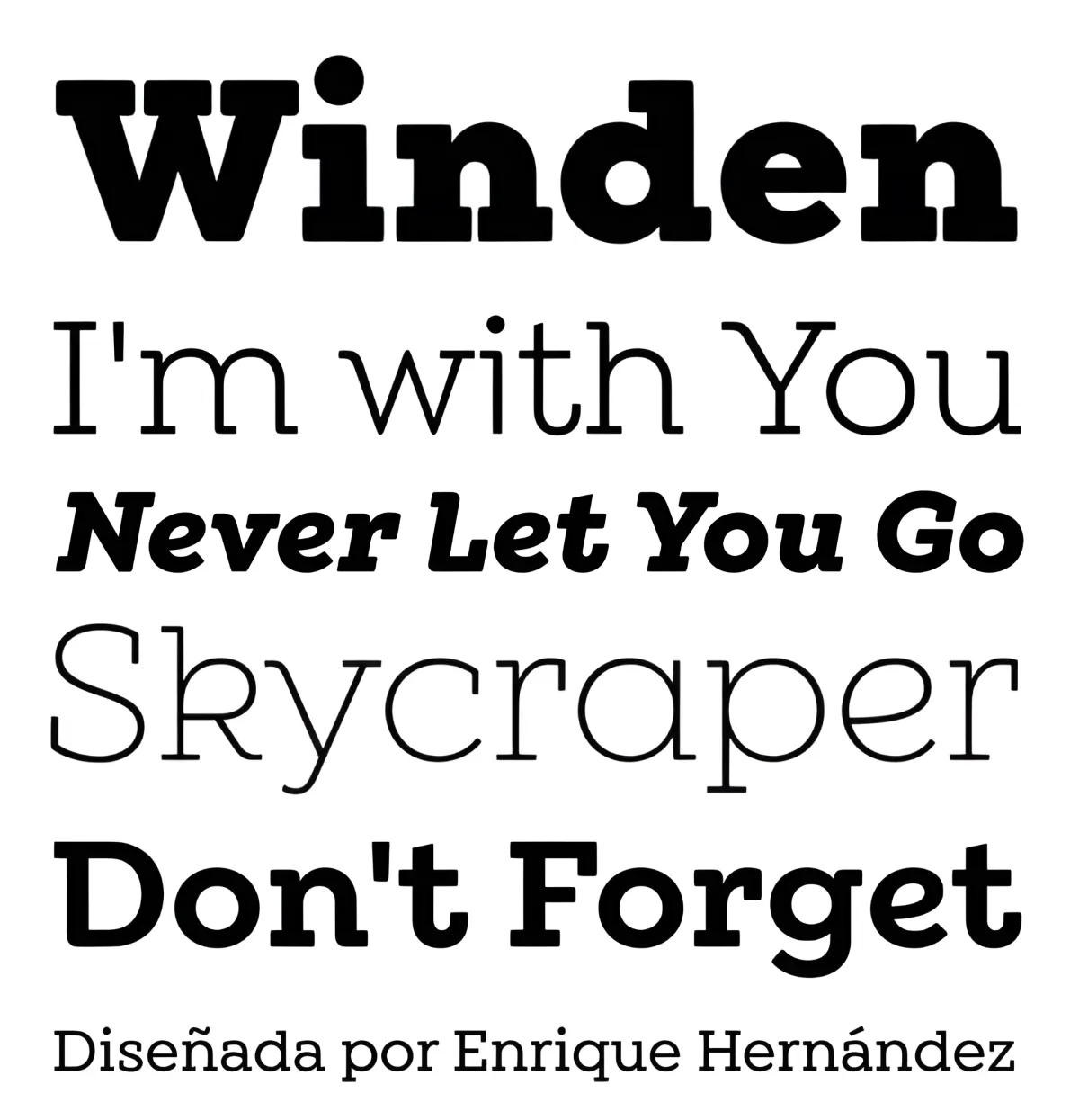 Espécimen Tipográfico