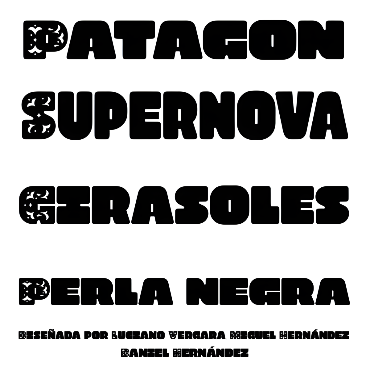 Specimen Hoffman Grotesk