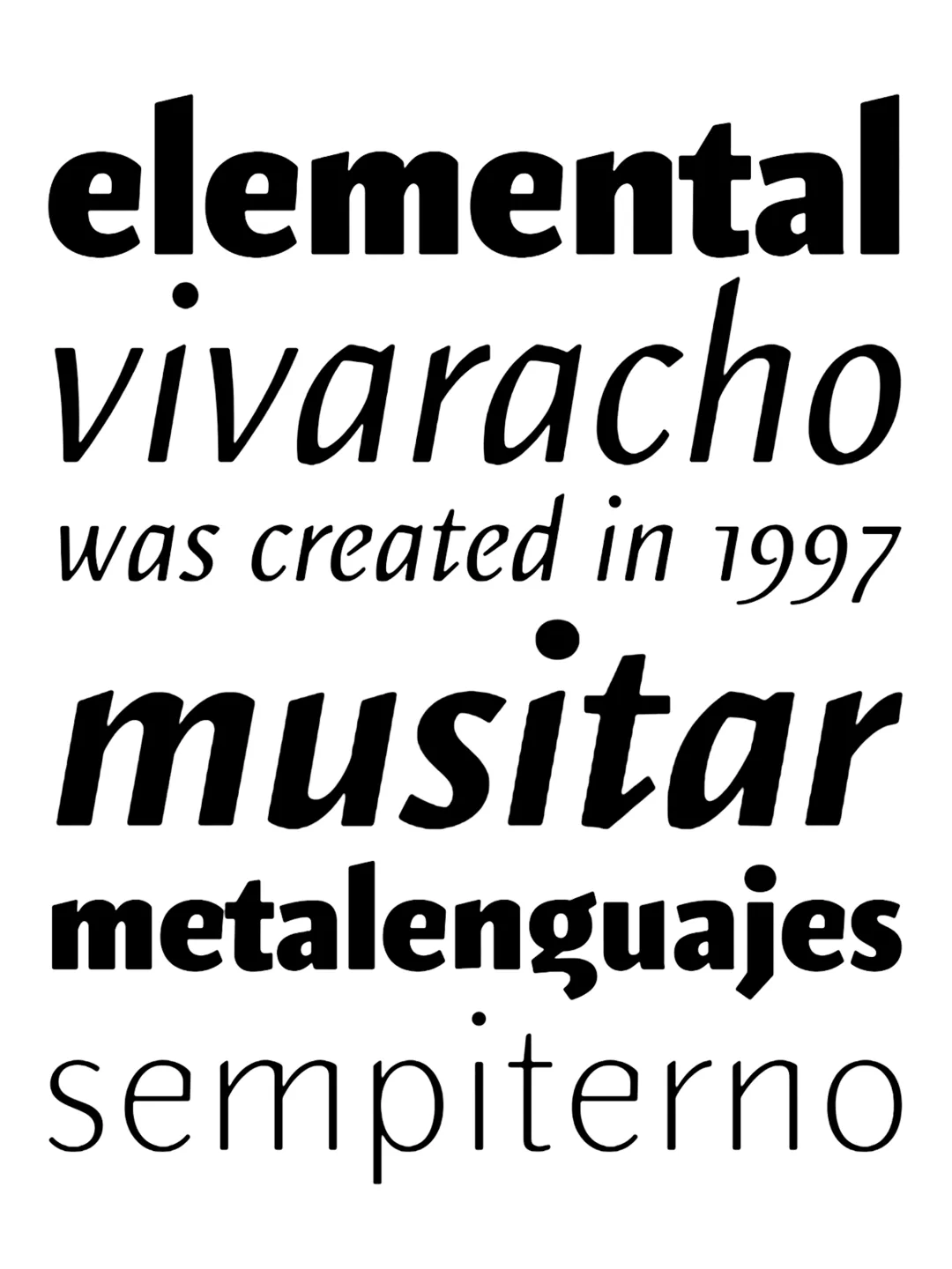 Espécimen Tipográfico