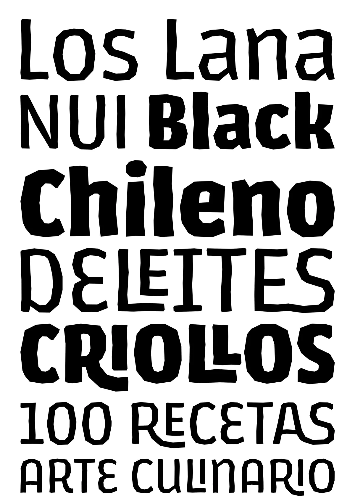 Espécimen Tipográfico