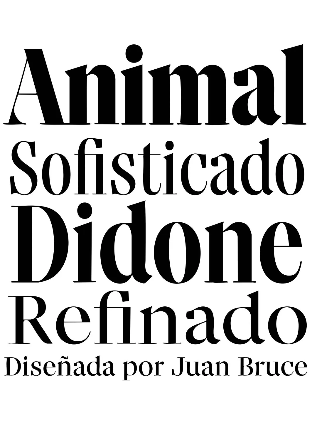 Espécimen Tipográfico