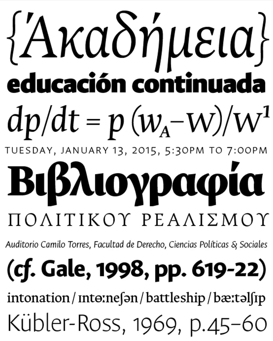 Espécimen Tipográfico