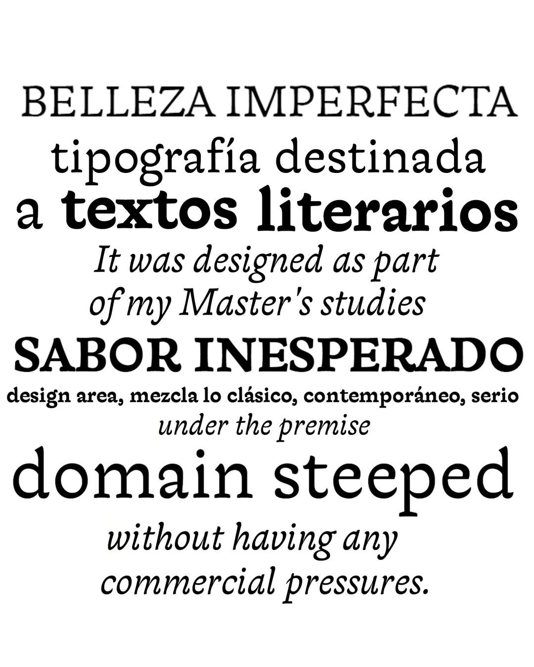 Espécimen Tipográfico