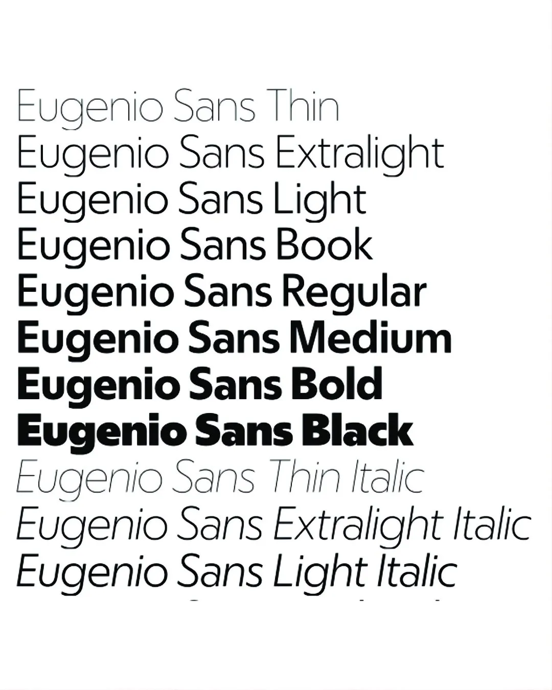 Specimen Eugenio