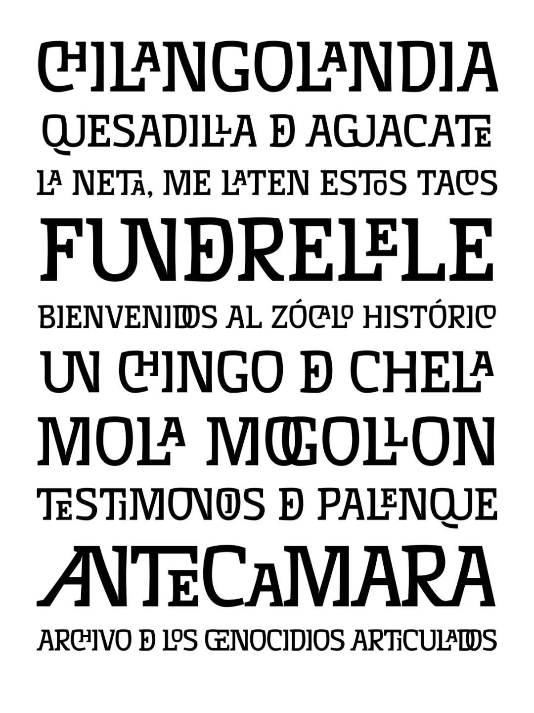 Espécimen Tipográfico