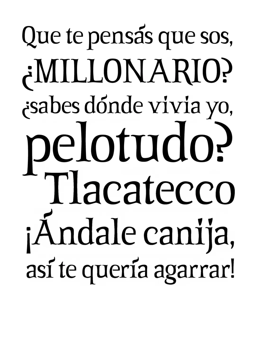 Espécimen Tipográfico