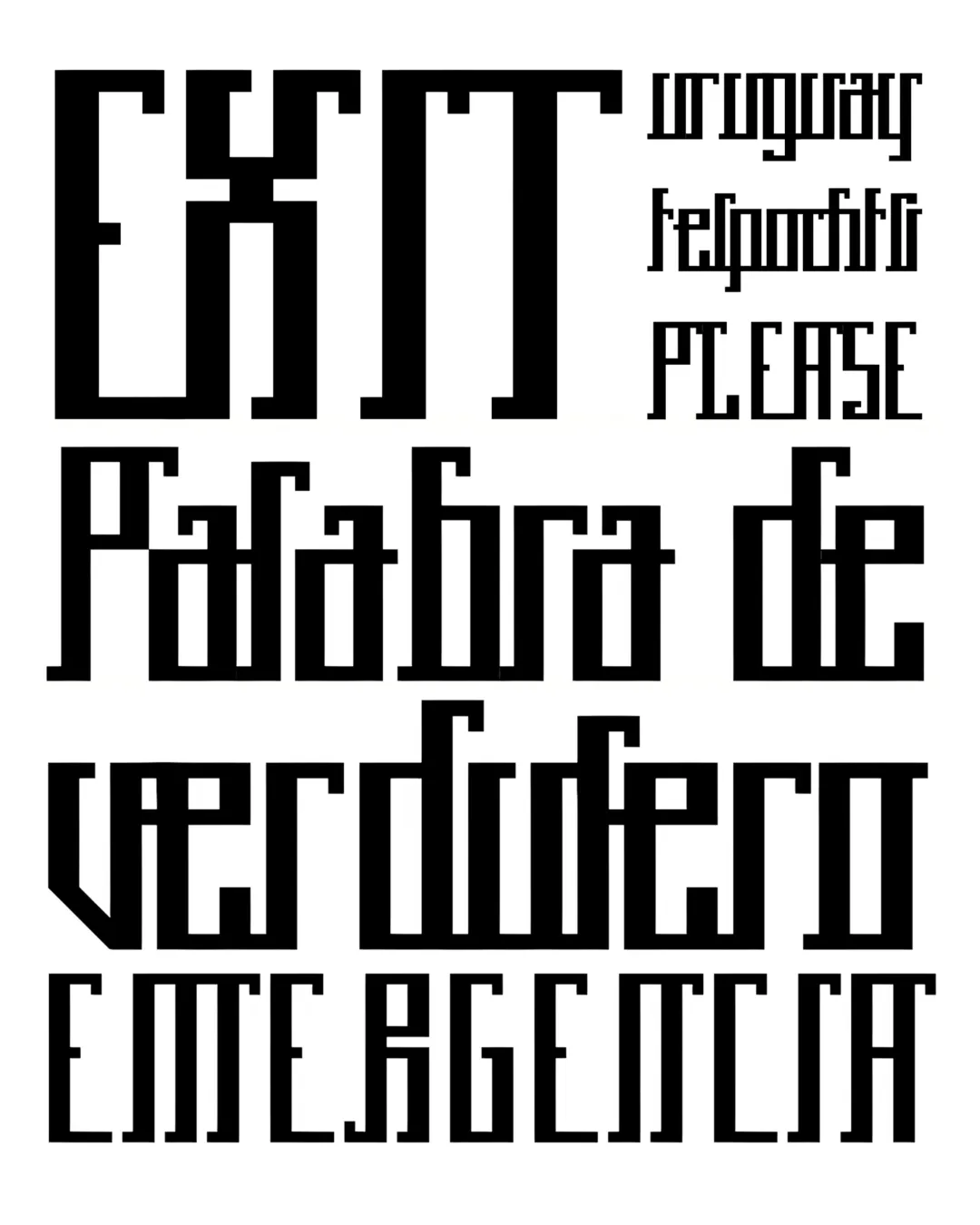 Espécimen Tipográfico
