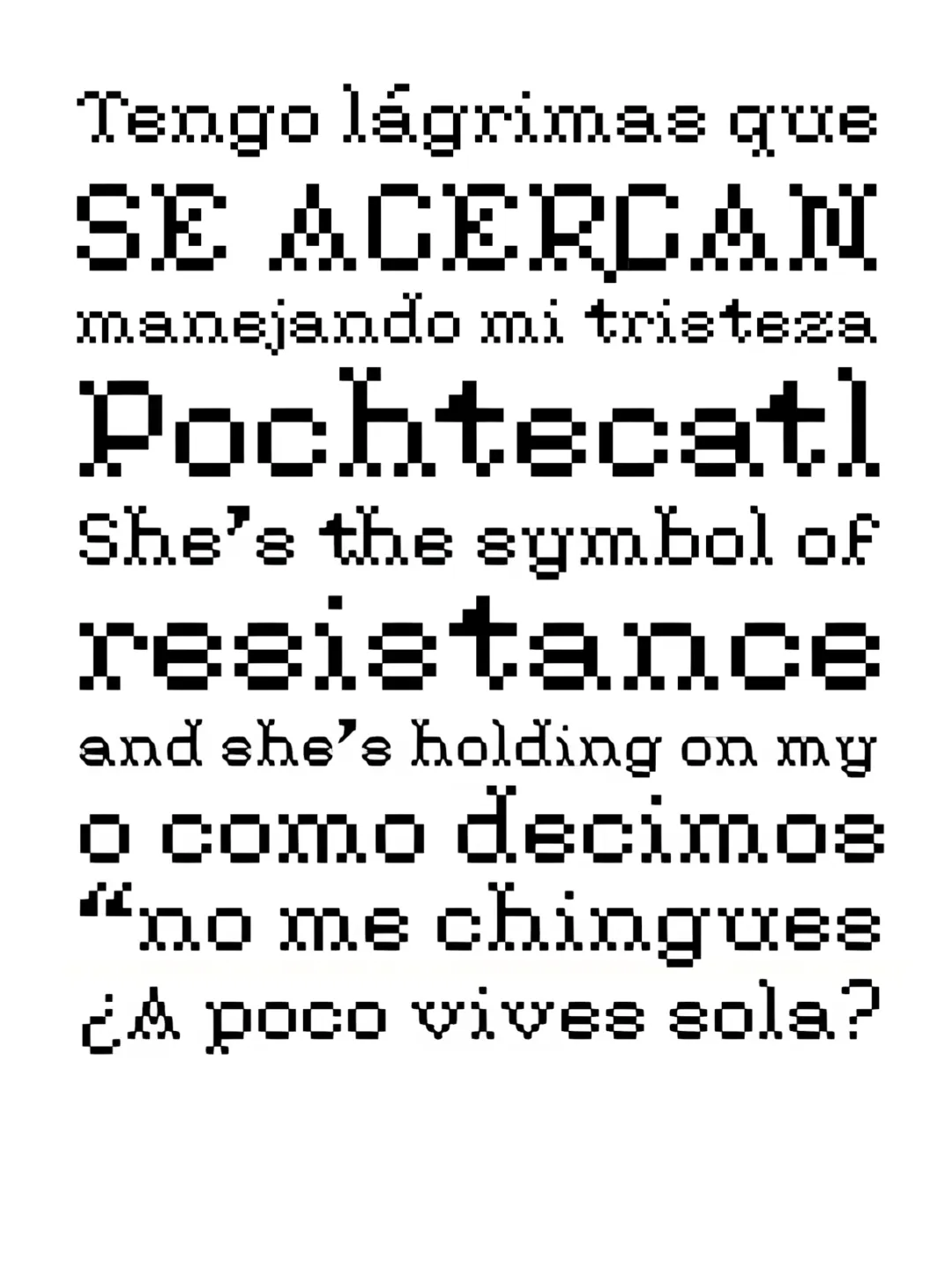 Espécimen Tipográfico