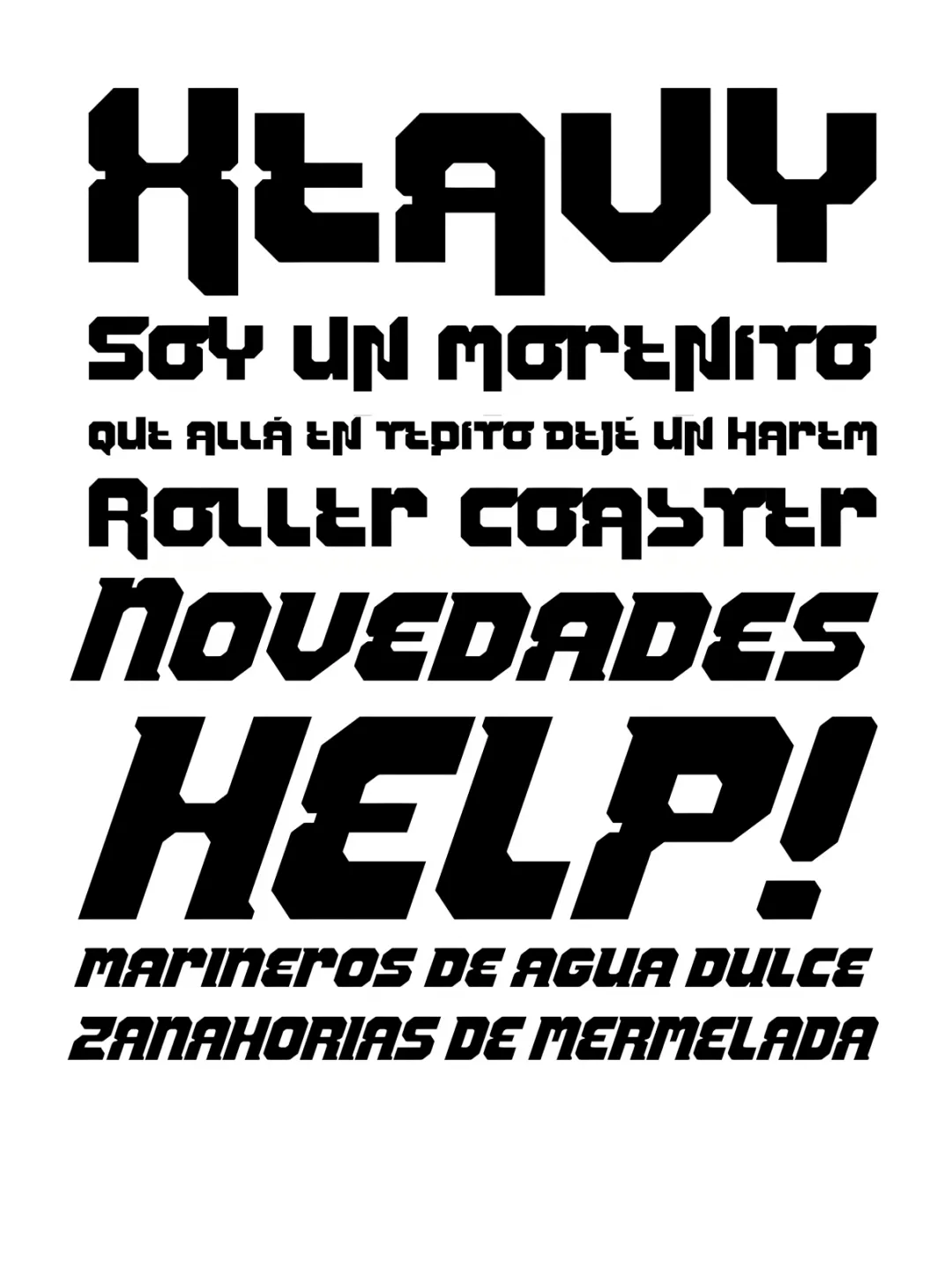 Espécimen Tipográfico