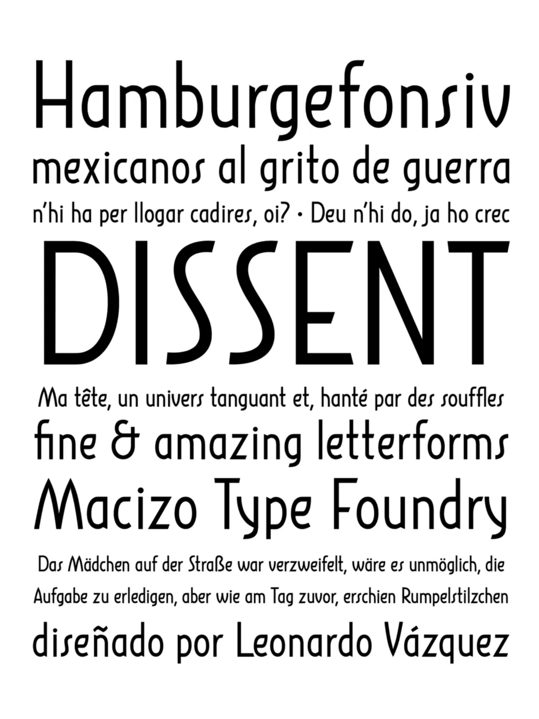 Espécimen Tipográfico