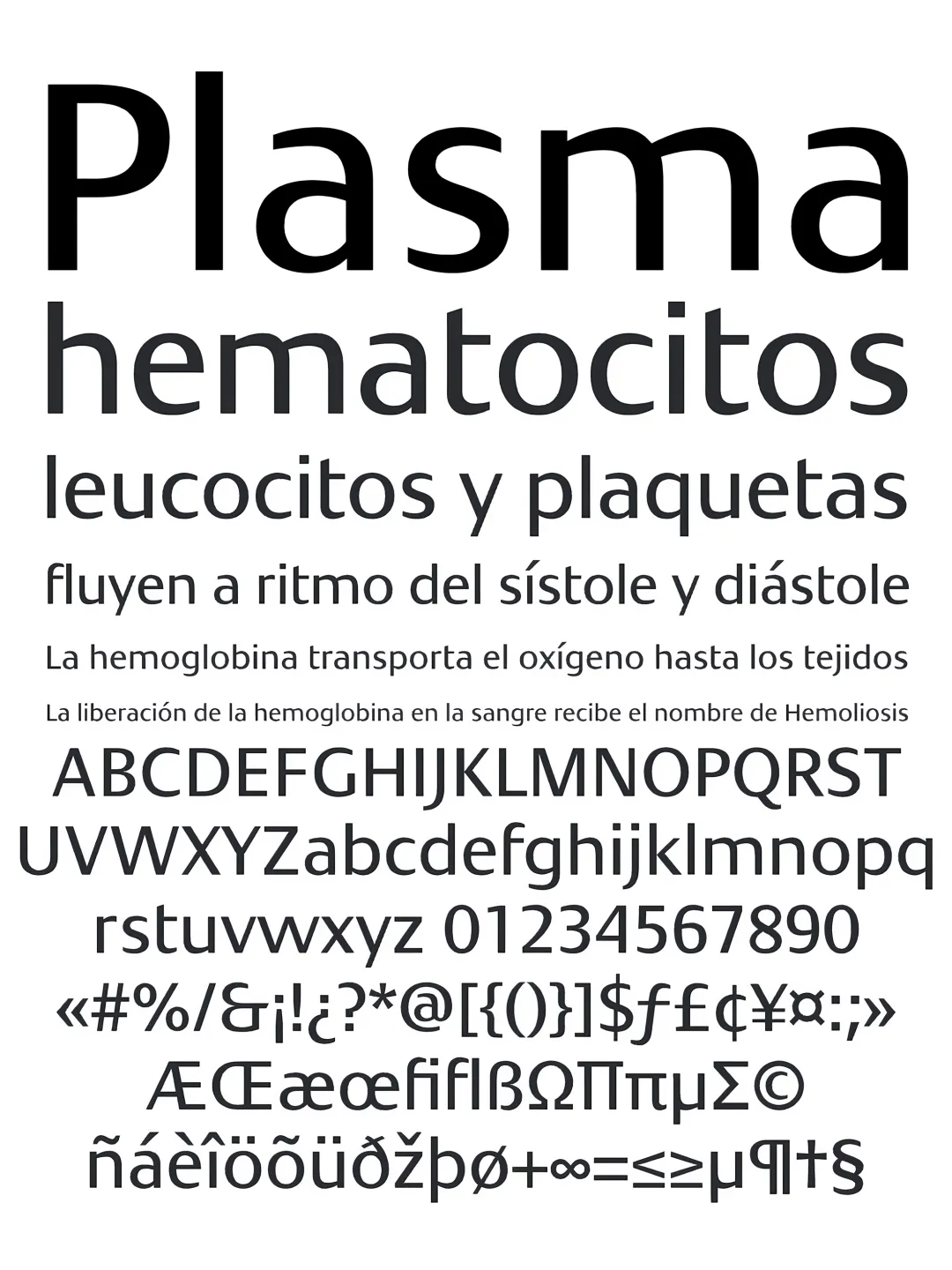 Specimen Plasma ExtraLight Condensed
