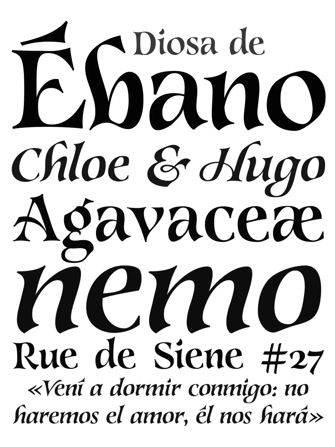Espécimen Tipográfico