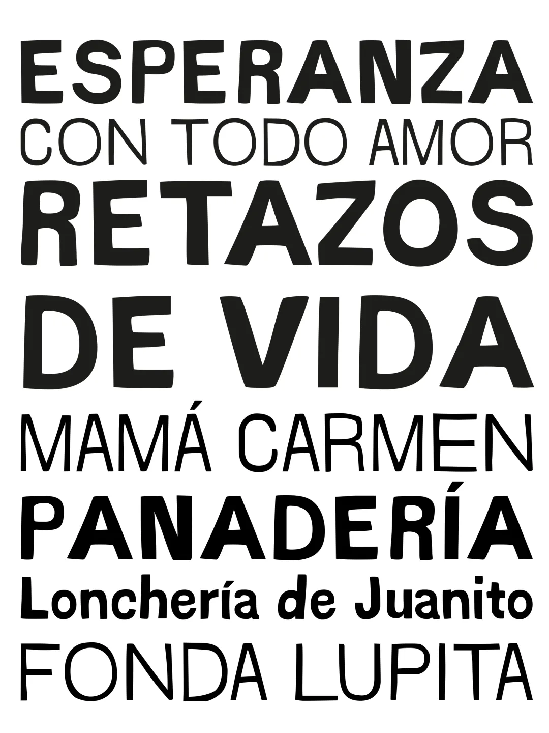 Espécimen Tipográfico