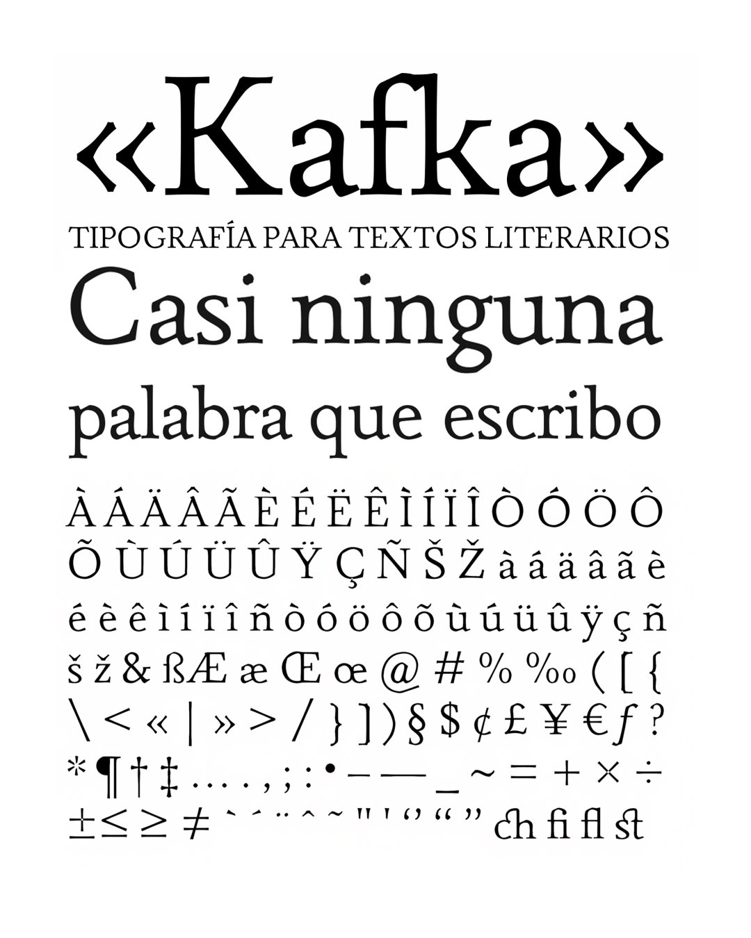Espécimen Tipográfico