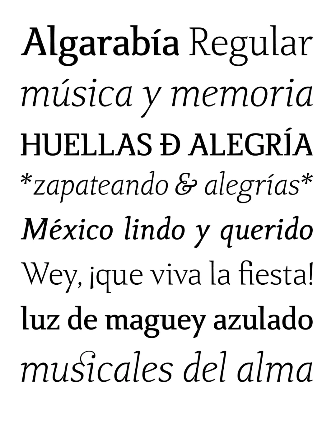 Espécimen Tipográfico