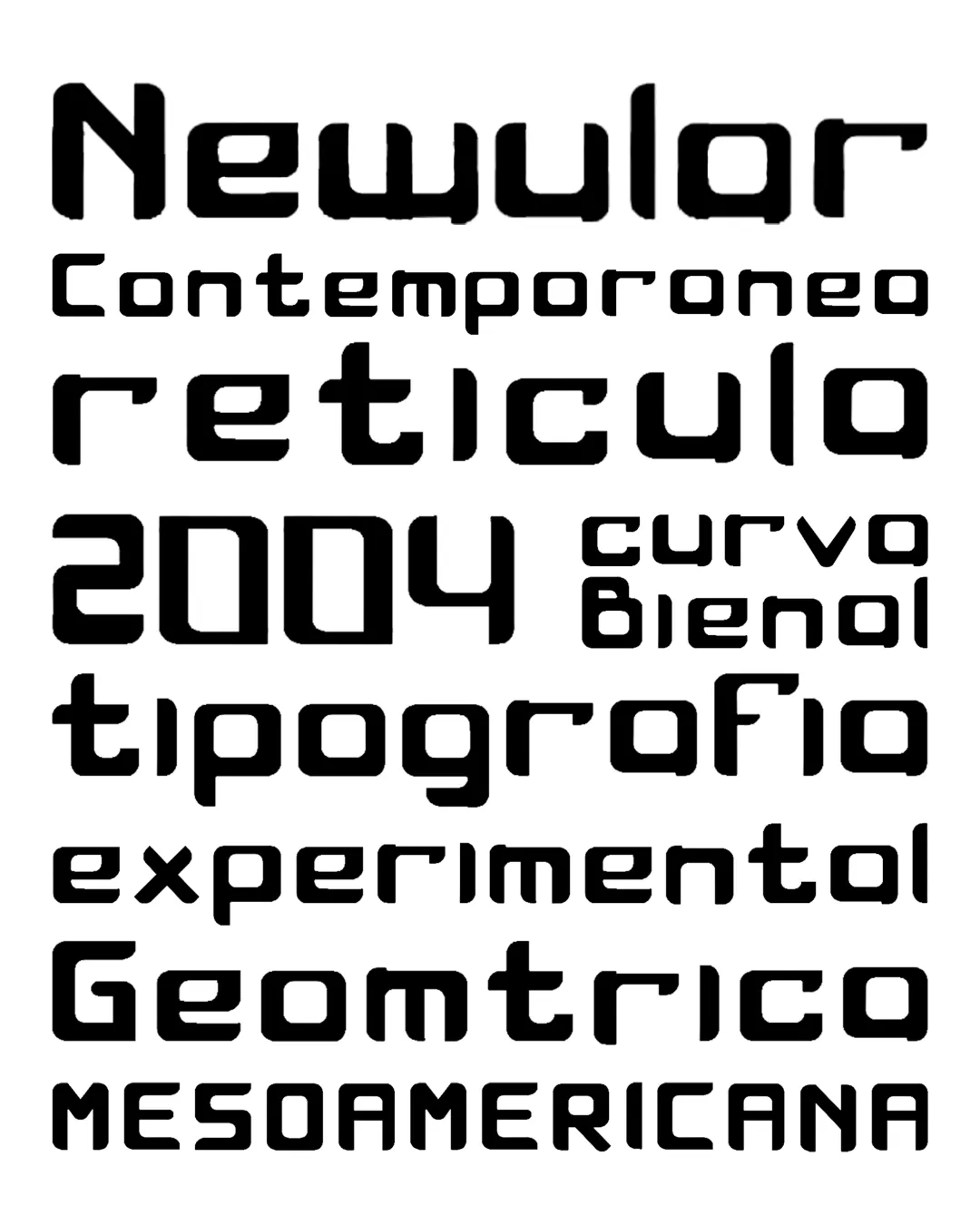 Espécimen Tipográfico