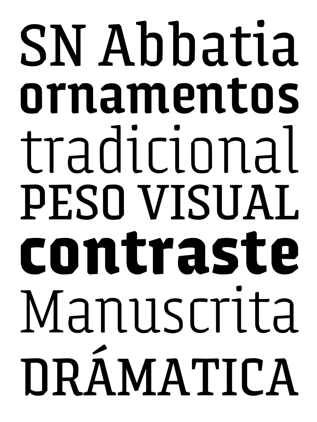 Espécimen Tipográfico