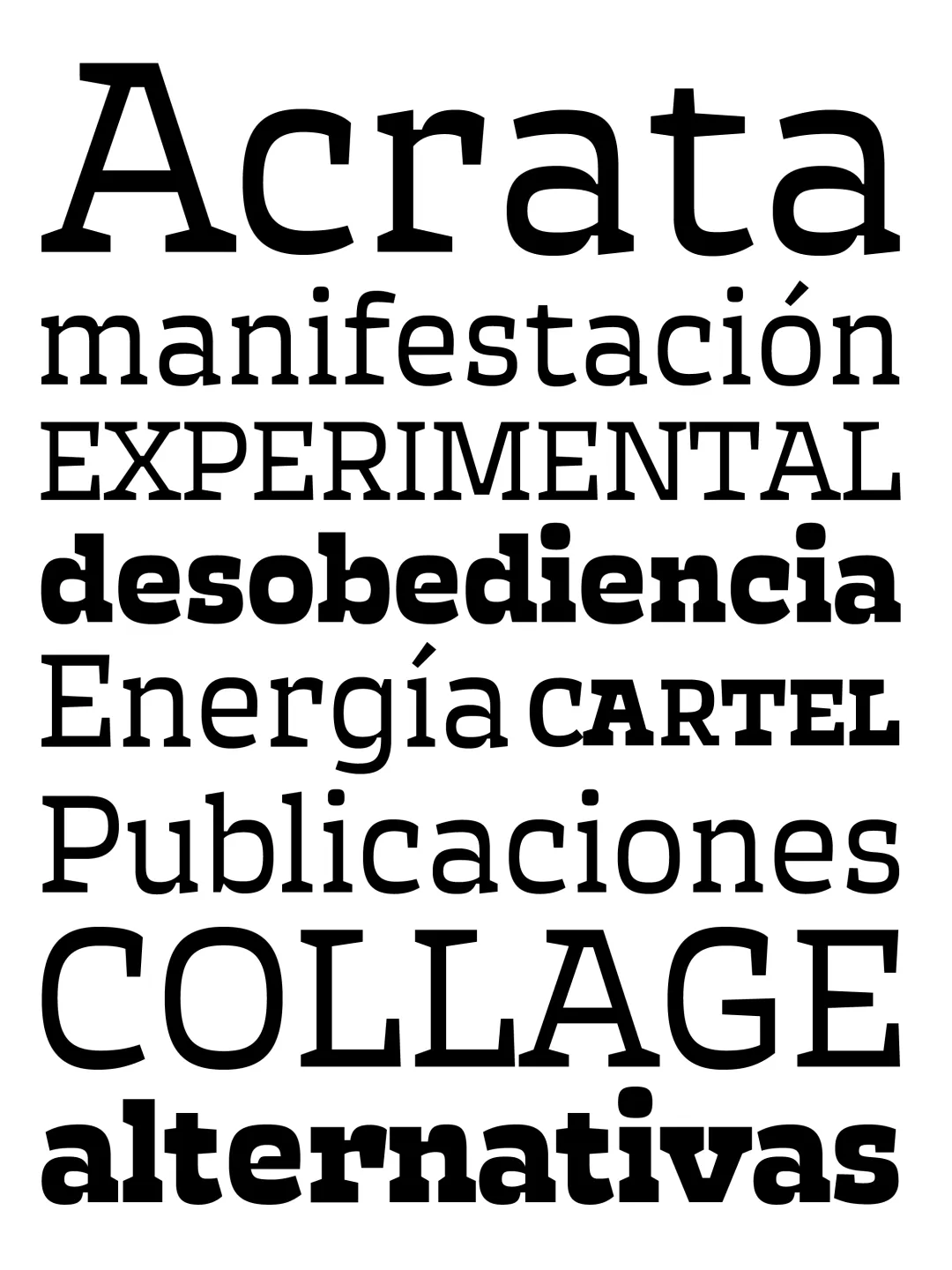 Espécimen Tipográfico