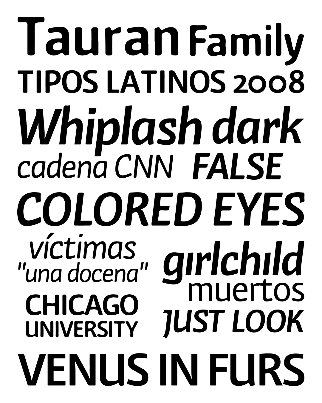 Espécimen Tipográfico