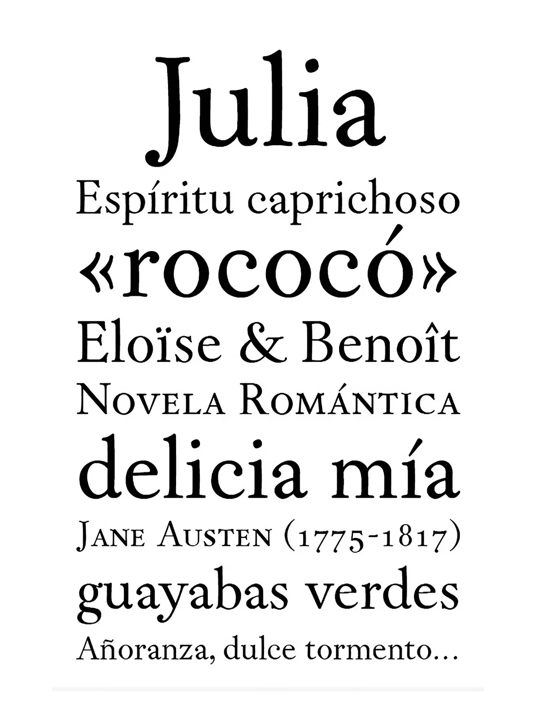 Espécimen Tipográfico