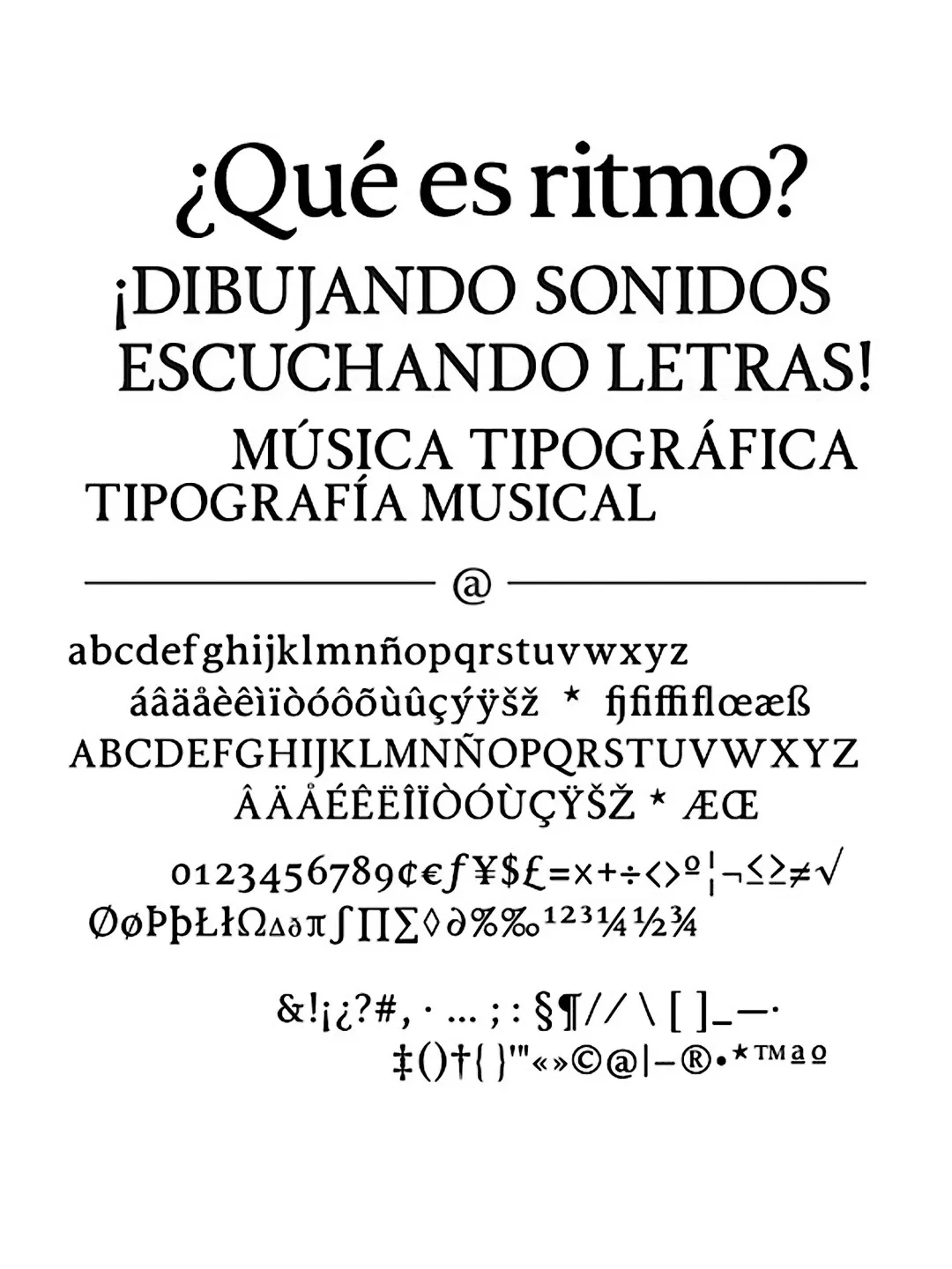 Espécimen Tipográfico