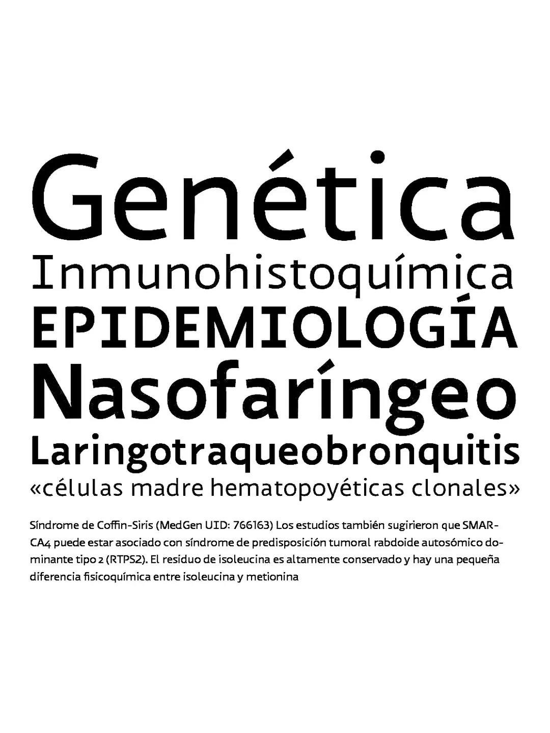 Espécimen Tipográfico