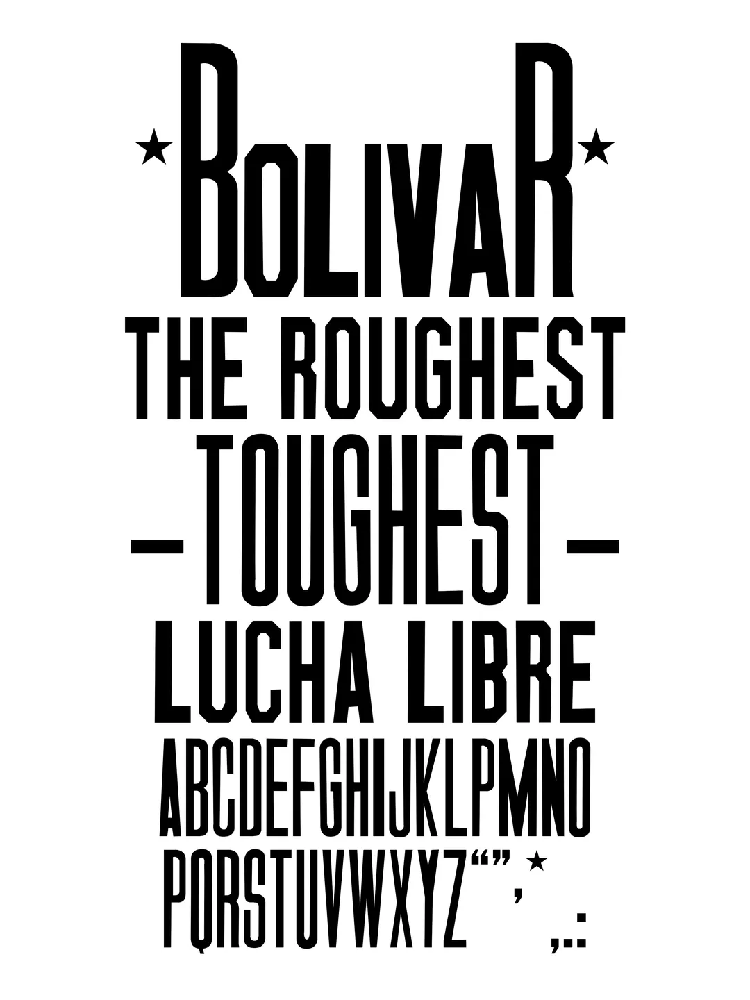 Espécimen Tipográfico