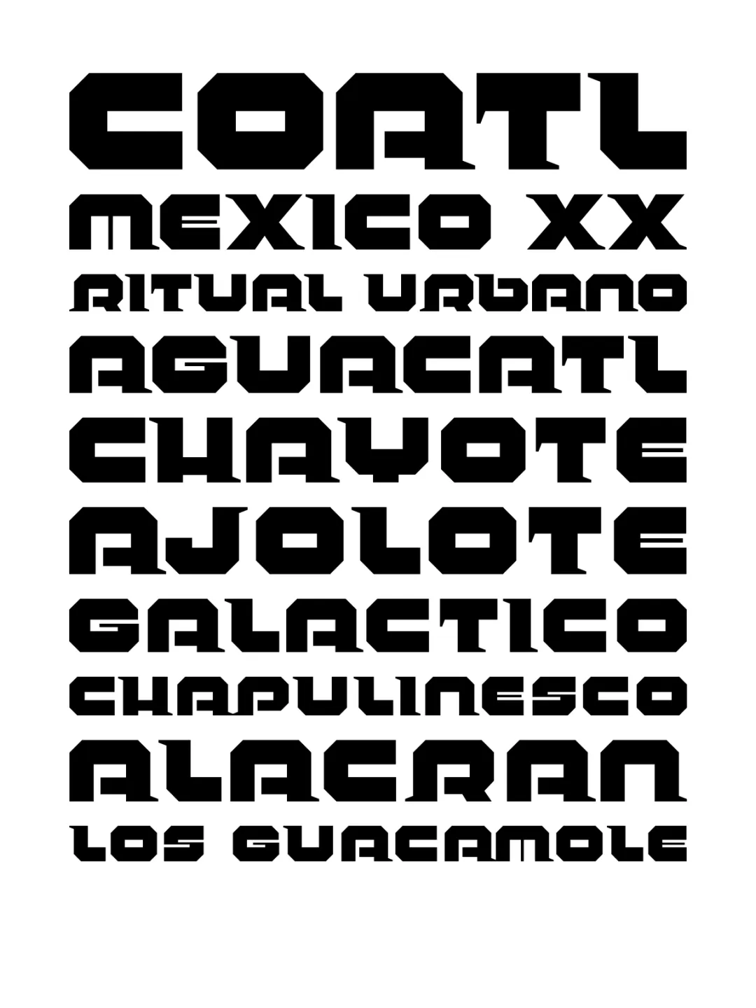 Espécimen Tipográfico
