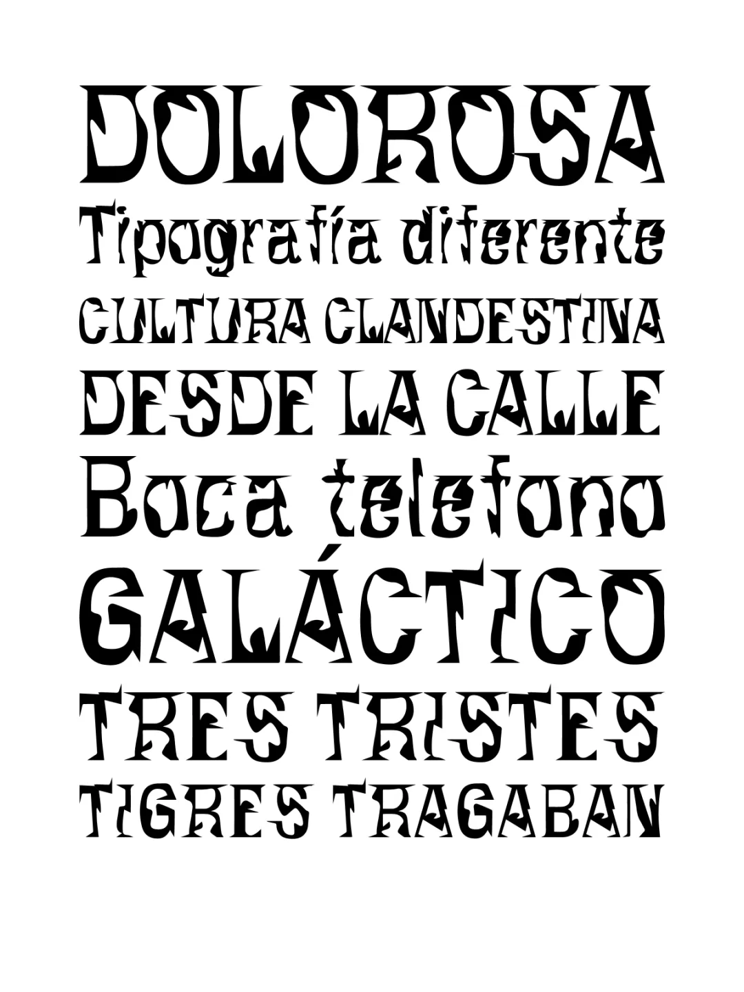 Espécimen Tipográfico