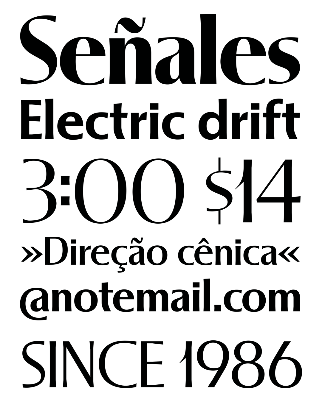 Espécimen Tipográfico