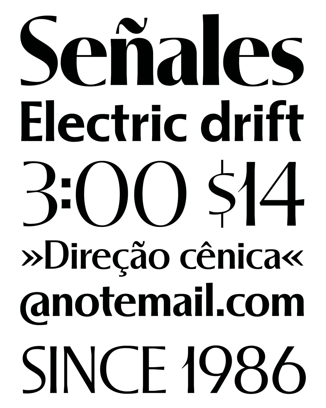 Espécimen Tipográfico