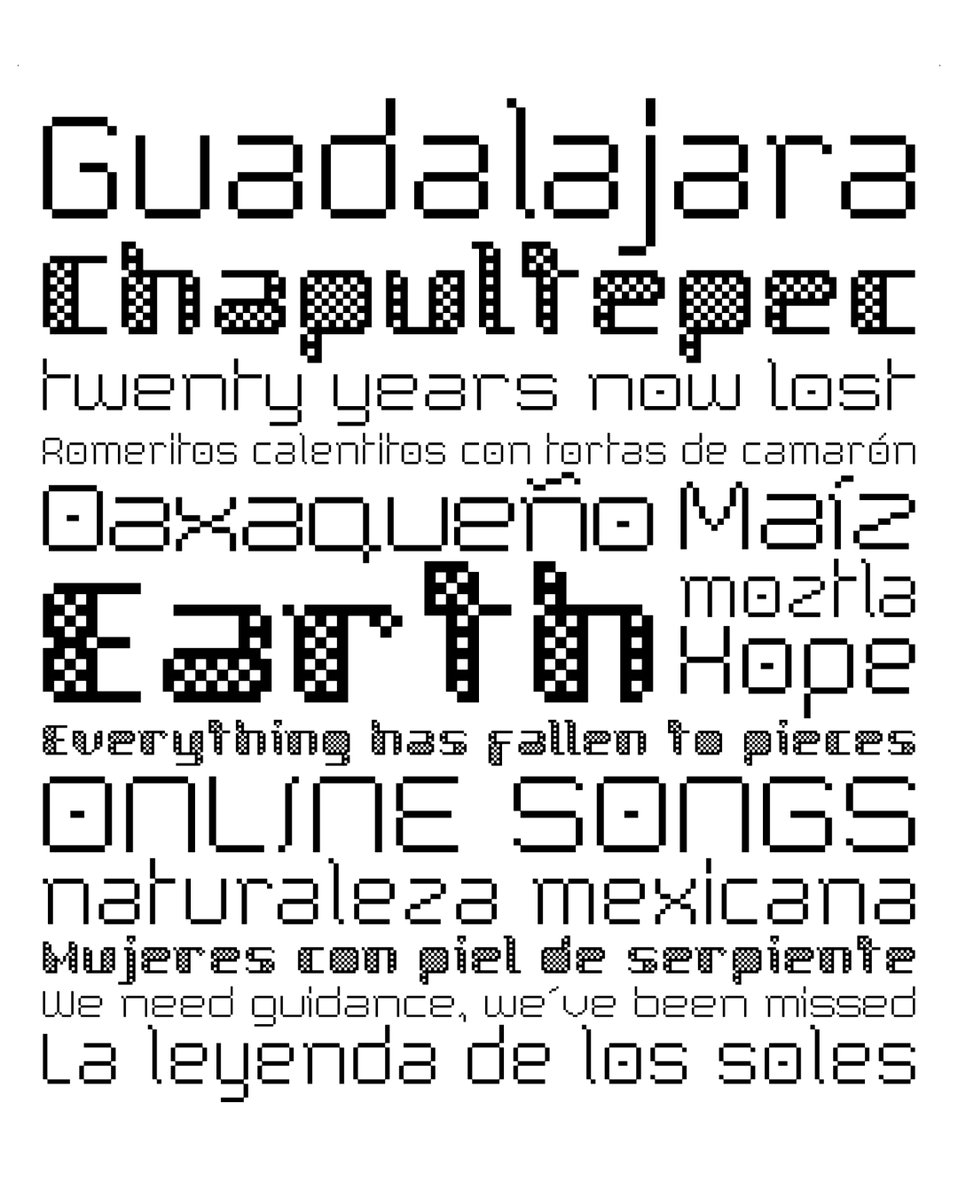 Espécimen Tipográfico
