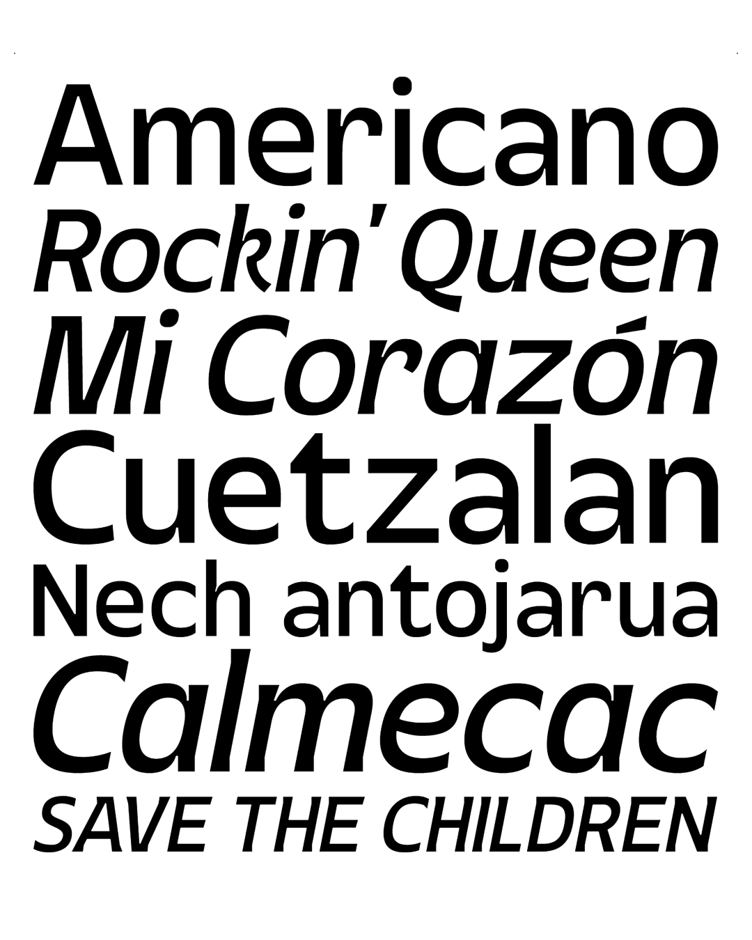 Espécimen Tipográfico