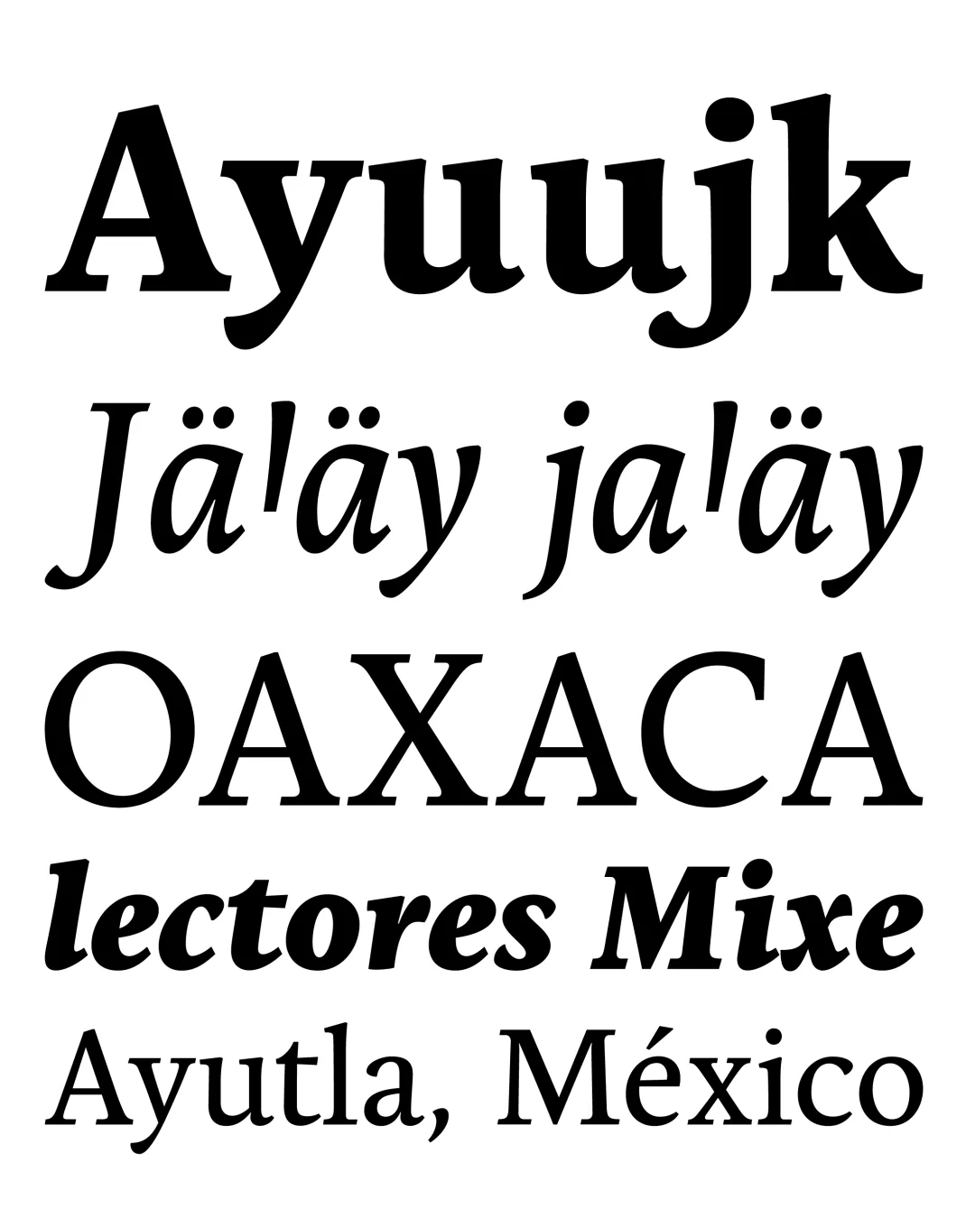 Espécimen Tipográfico
