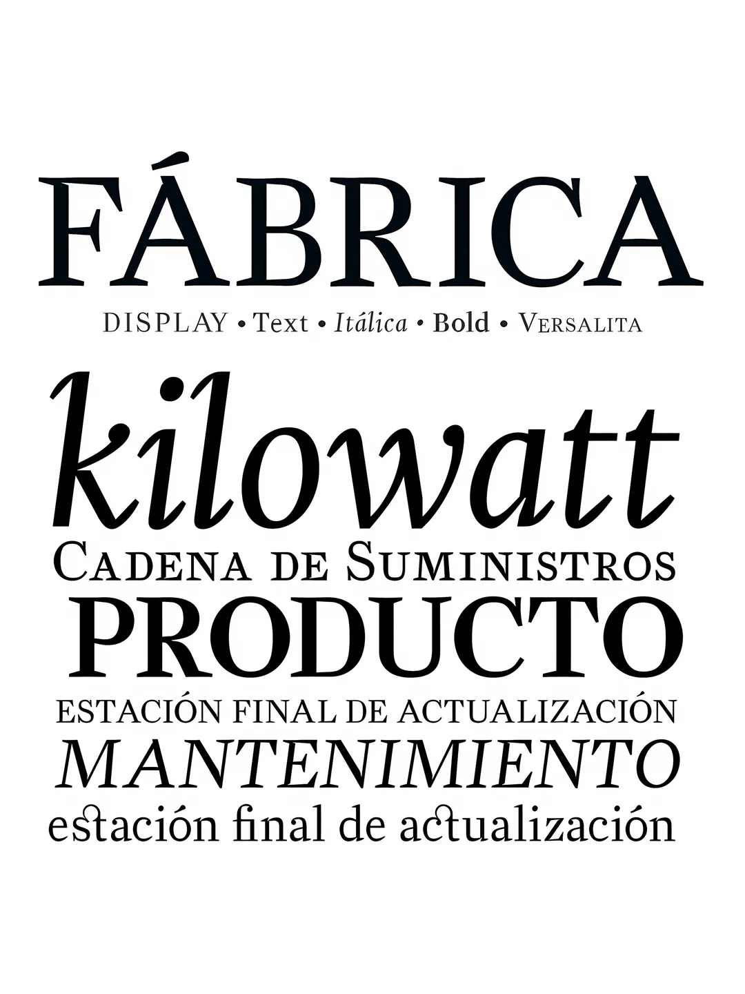 Espécimen Tipográfico