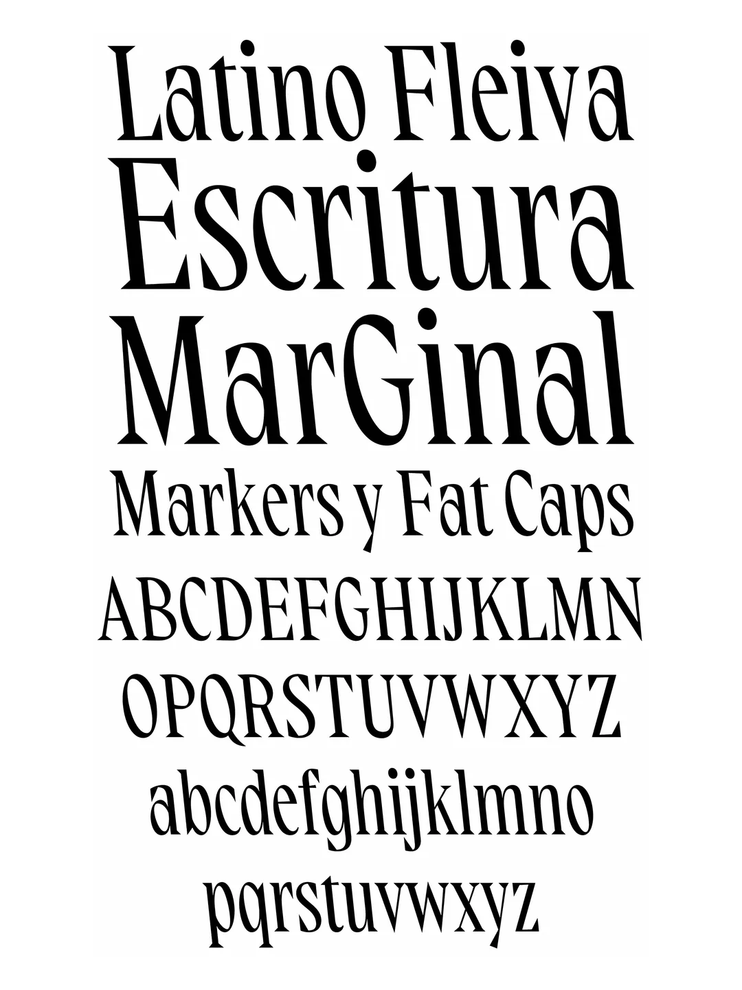 Espécimen Tipográfico