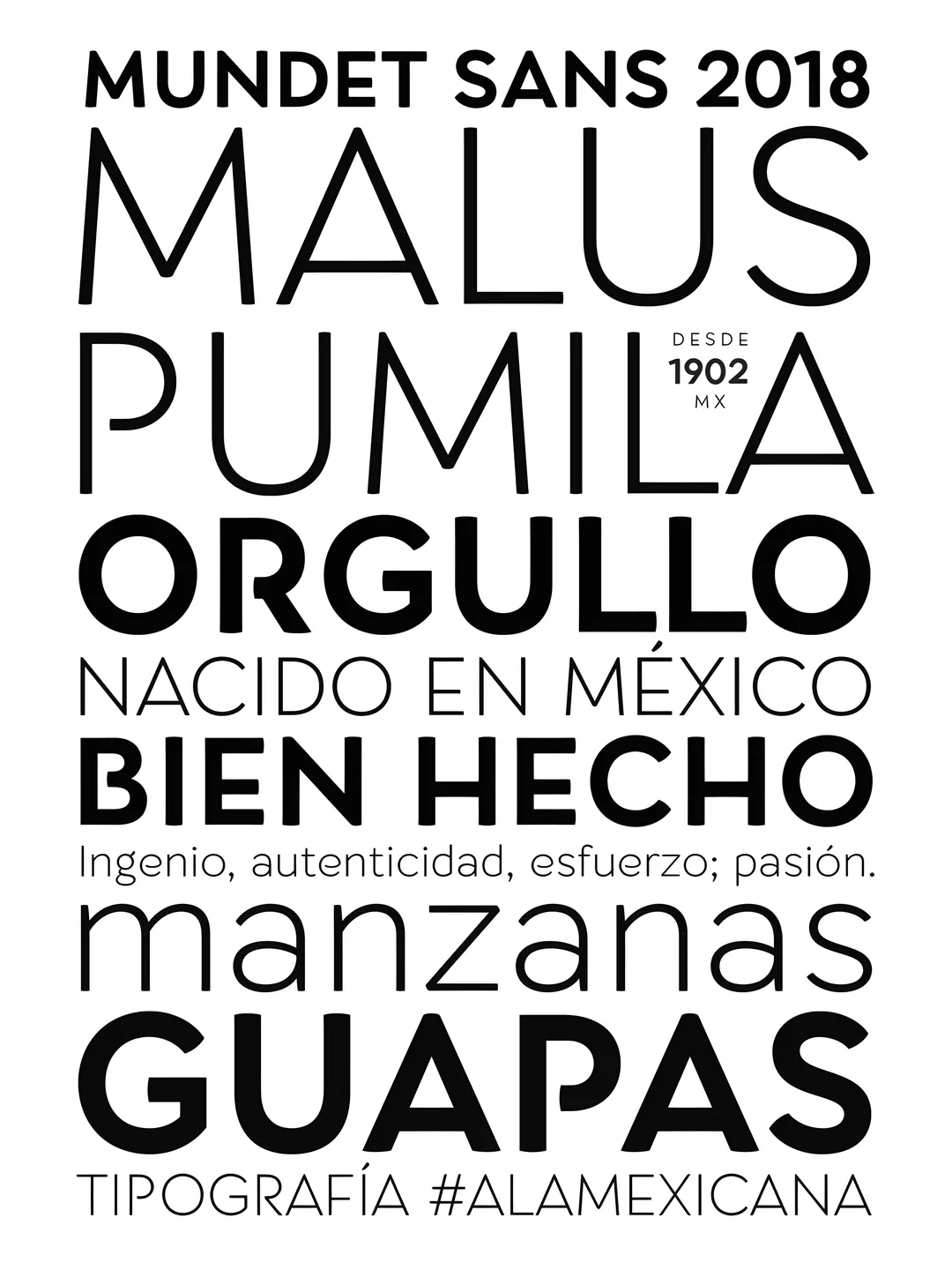 Espécimen Tipográfico
