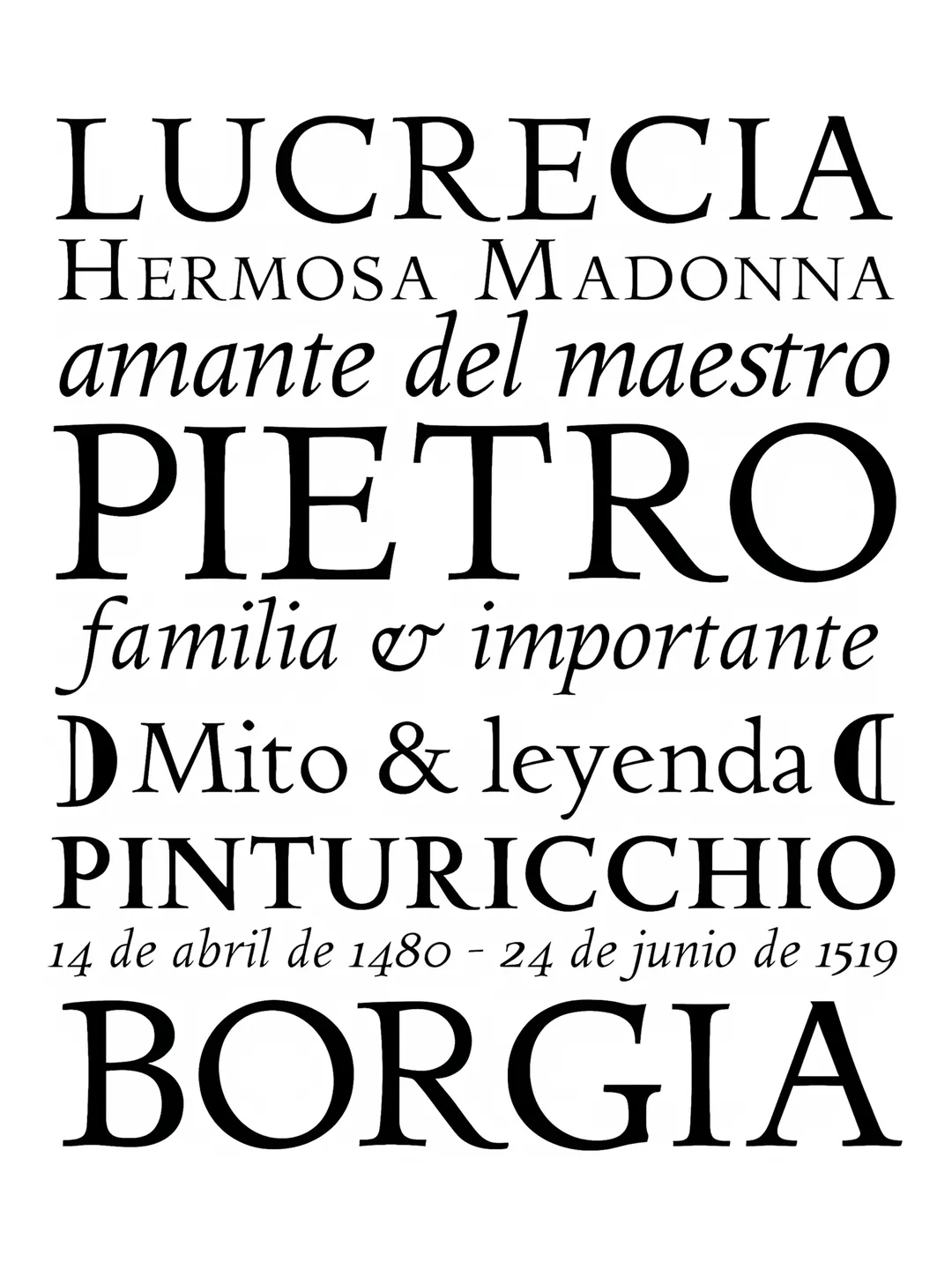 Espécimen Tipográfico