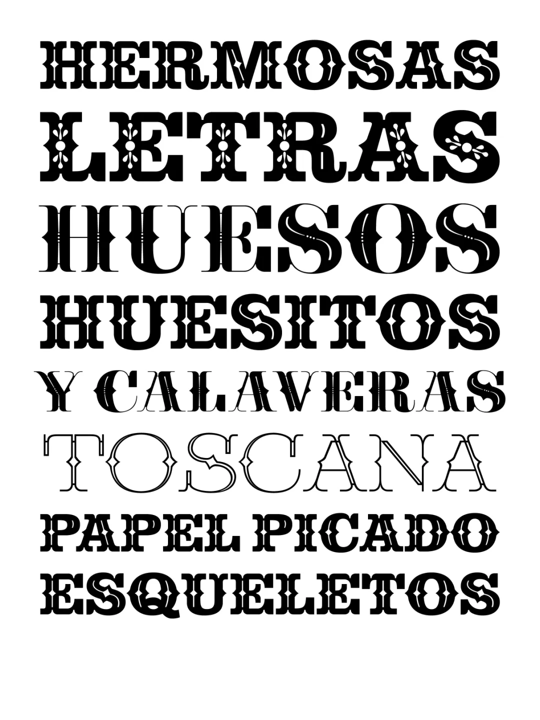 Espécimen Tipográfico