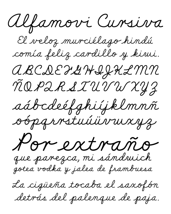 Alfamovi cursiva
