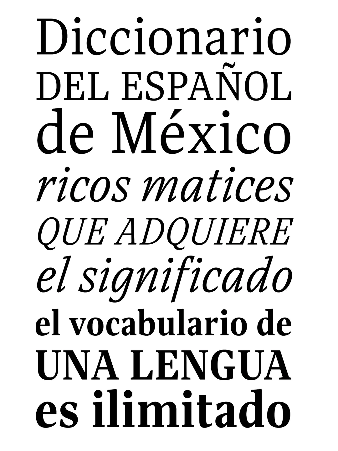 Espécimen Tipográfico