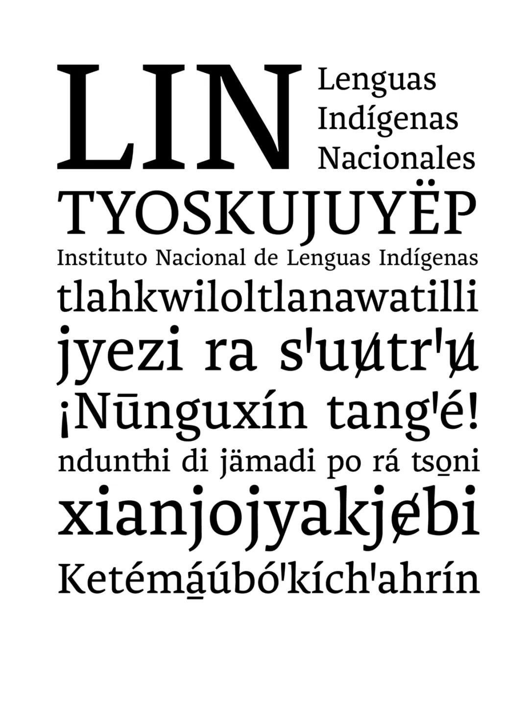 Espécimen Tipográfico